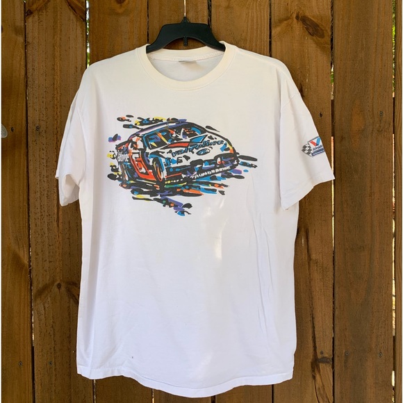 Vintage 90s Mark Martin Racing T-shirt Size XL Oneita Tag - Picture 1 of 8